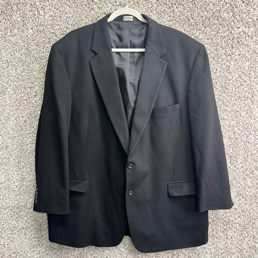 Jos. A. Bank‎ Blazer Men's 50R Gordon Black 100% Cashmere 2-Button Sport Coat